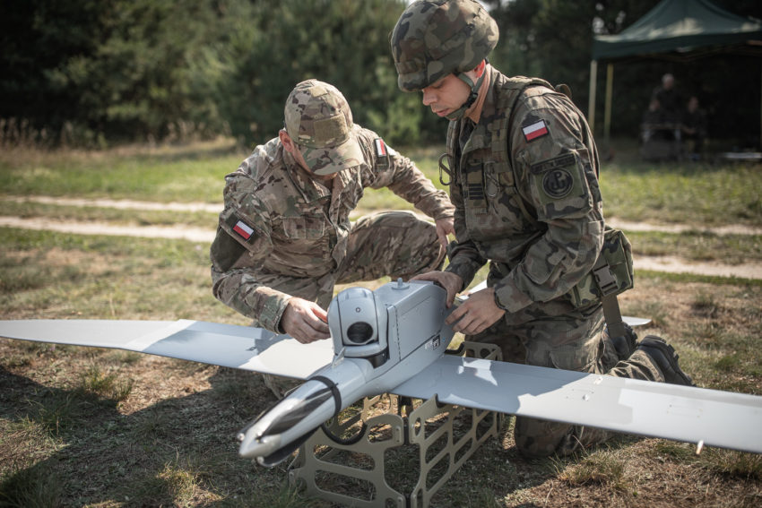 The Polish Territorial Defense Force soldiers completed the first FLYEYE UAV flight operations training.